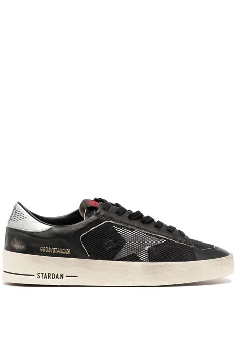 Sneakers Stardan in nero e grigio di Golden goose - uomo